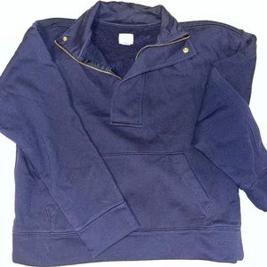 Navy blue half zip